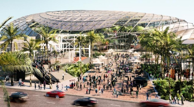 Clippers revela planos para a nova arena de Inglewood