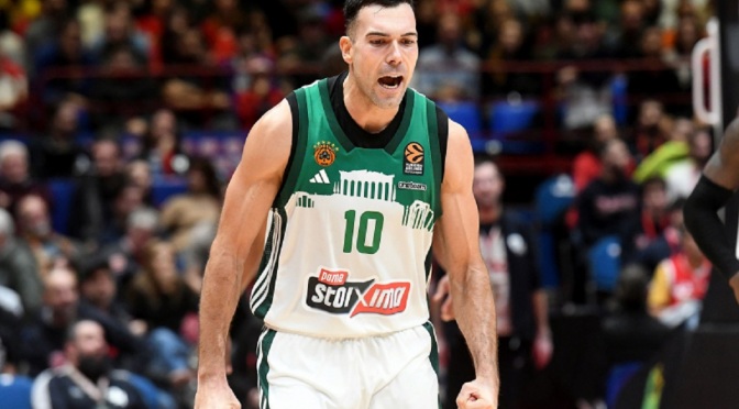 Kostas Sloukas perderá a próxima semana de rodada dupla da EuroLeague